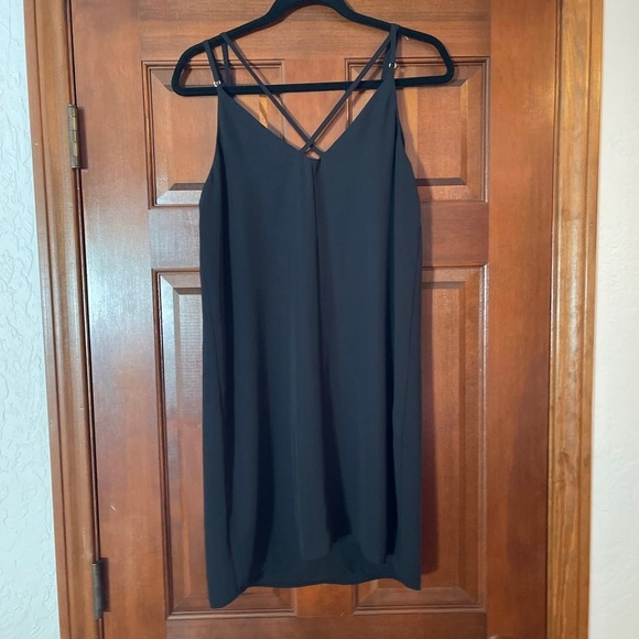 TopShop cross cross strap shift dress size 6 - Picture 4 of 4